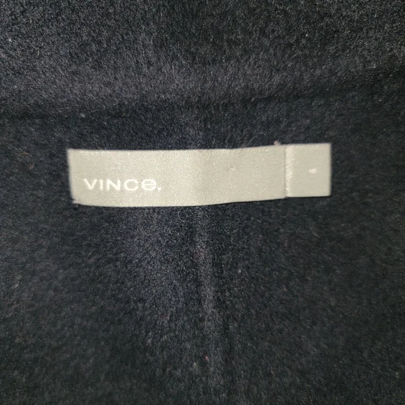 Vince Melton Coastal Navy Blue Peacoat Wool/Cashmere Blend